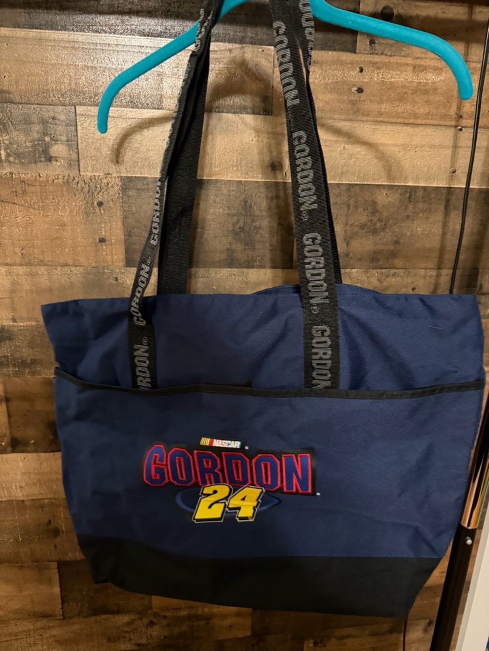 Jeff Gordon #24 Navy Blue Tote Bag